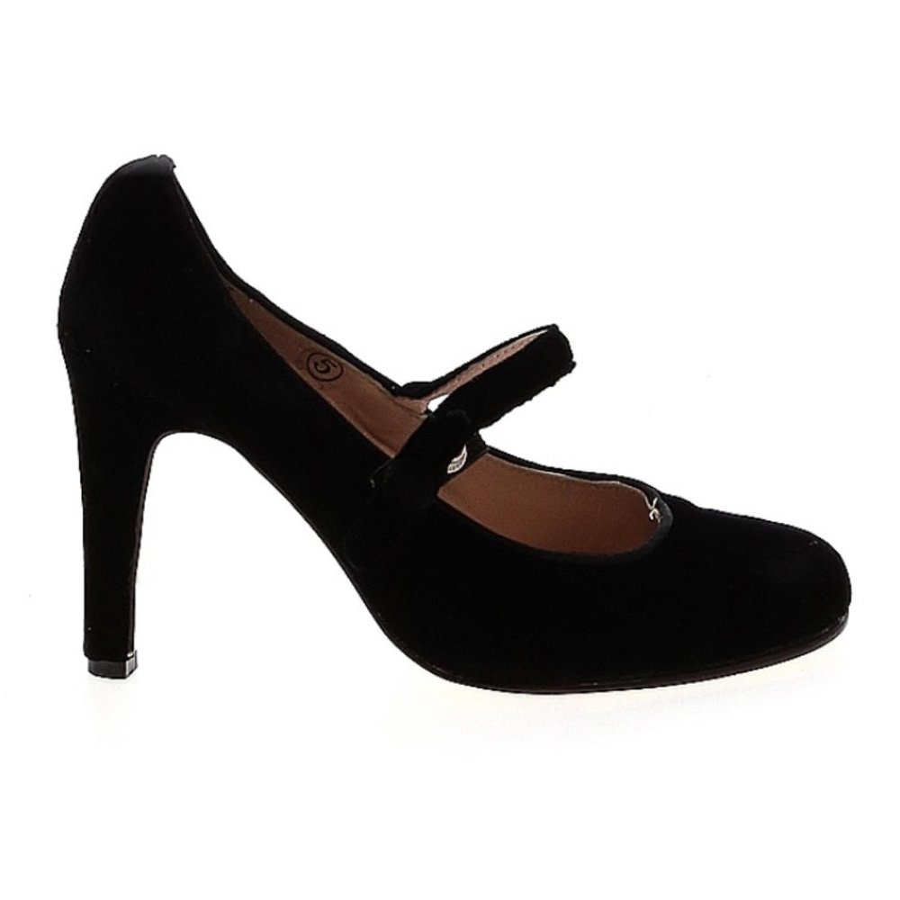 REBECCA TAYLOR Size 5 Black Heels Pumps Slip-on